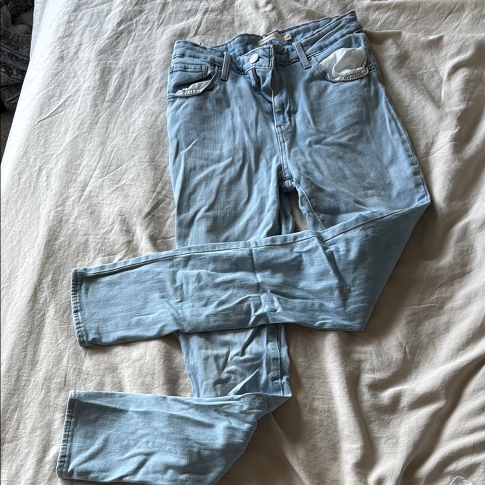 Levi's Blue Skinny Jeans Traditional Denim Wash skinny